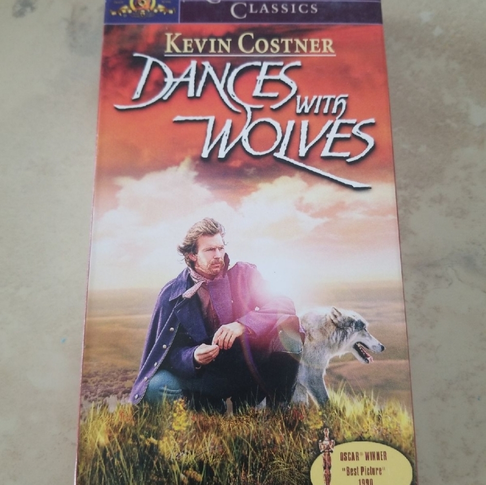 SALE! Vhs Dances with Wolves